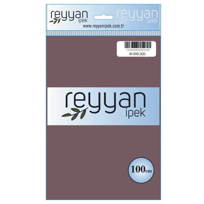 Reyyan İpek Düz Renk Oyalık Yazma reyyan-093 (güvez pudra kahve)
