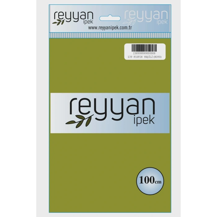 Reyyan İpek Düz Renk Oyalık Yazma reyyan-139 (k Fıstık yeşili