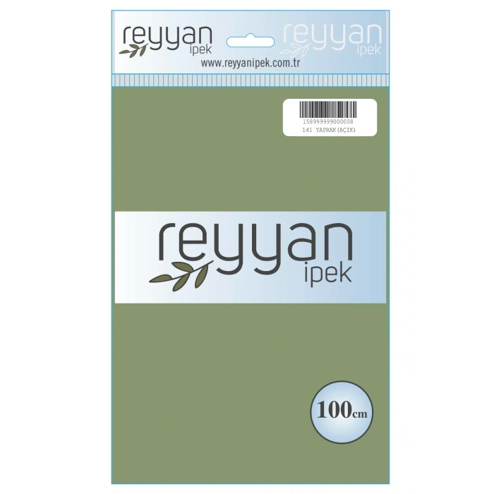 Reyyan İpek Düz Renk Oyalık Yazma reyyan-141 (ada çayı yaprak açık)