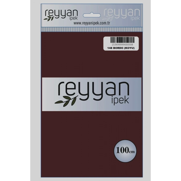 Reyyan İpek Düz Renk Oyalık Yazma reyyan-148 Bordo koyu