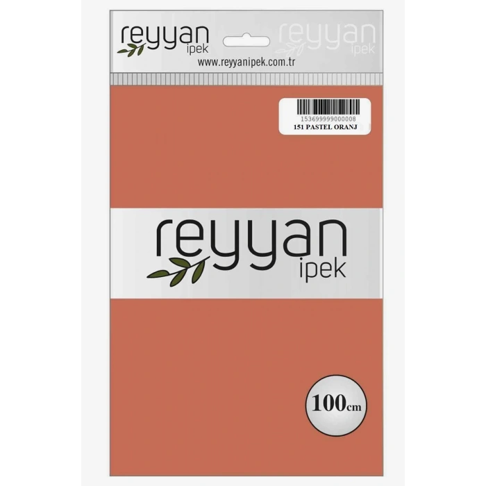 Reyyan İpek Düz Renk Oyalık Yazma reyyan-151 (pastel oranj)