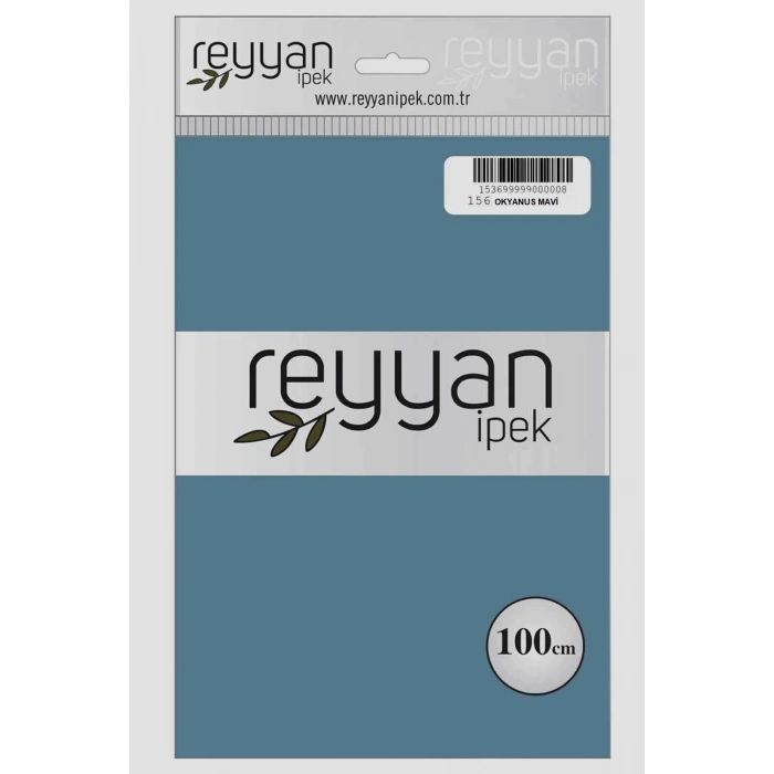 Reyyan İpek Düz Renk Oyalık Yazma reyyan-156 (okyanus mavi)