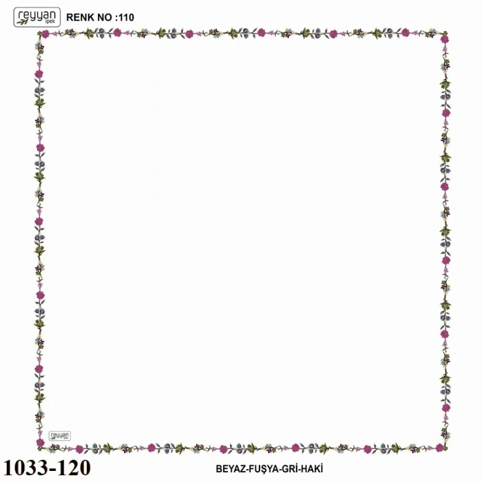 Reyyan İpek İçi Boş Desenli Oyalık Yazma 1033-120