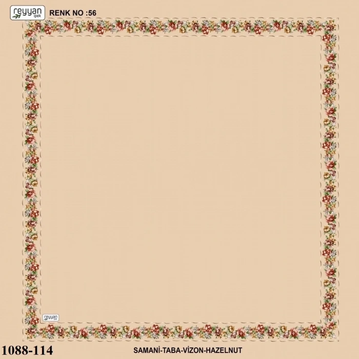 Reyyan İpek İçi Boş Desenli Oyalık Yazma 1088-114