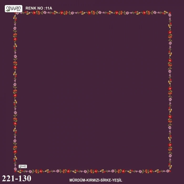 Reyyan İpek İçi Boş Desenli Oyalık Yazma 221-130