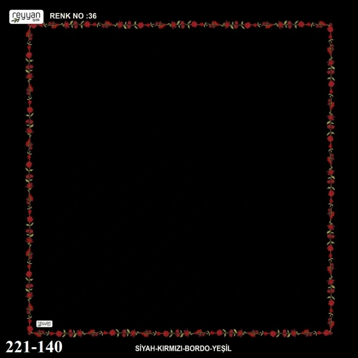 Reyyan İpek İçi Boş Desenli Oyalık Yazma 221-140