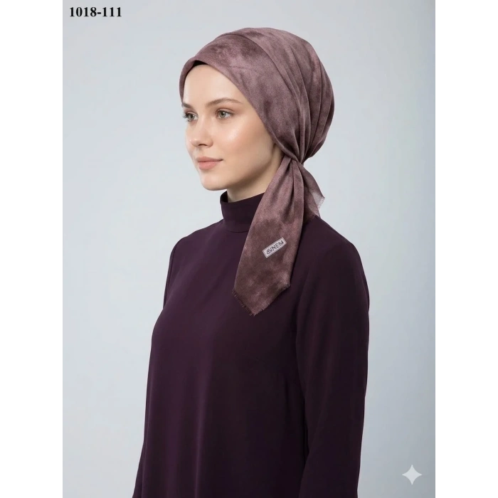 Sinem Desenli Dimi Pamuk Eşarp 1018-111