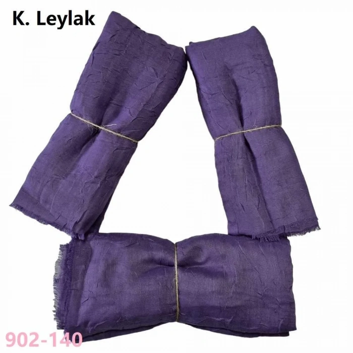 Soft İpek Bambu Pamuk Şal (k. leylak) 902-140