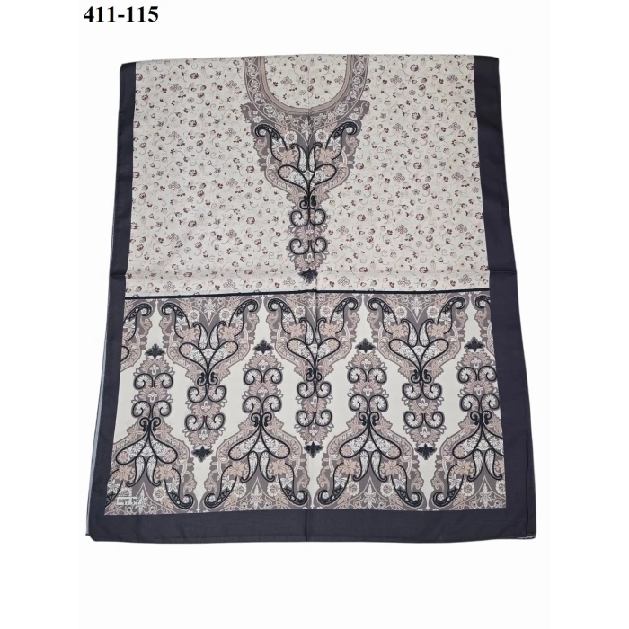 Soft İpek Etnik Desen Soft Şal 411-115