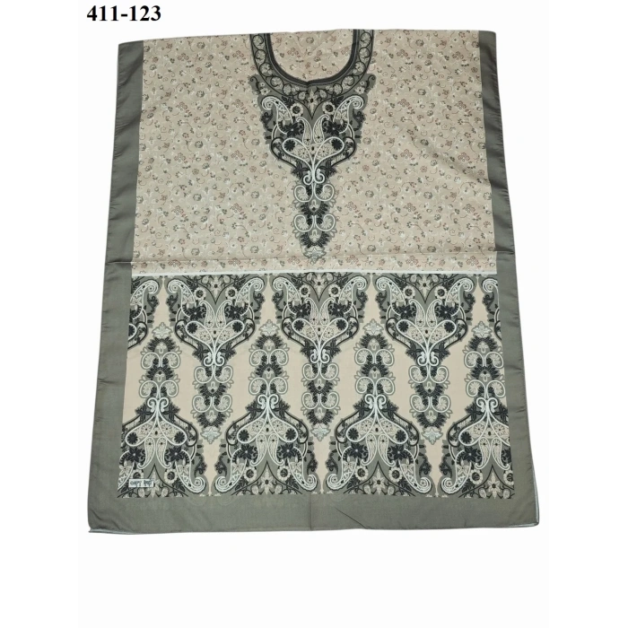 Soft İpek Etnik Desen Soft Şal 411-123