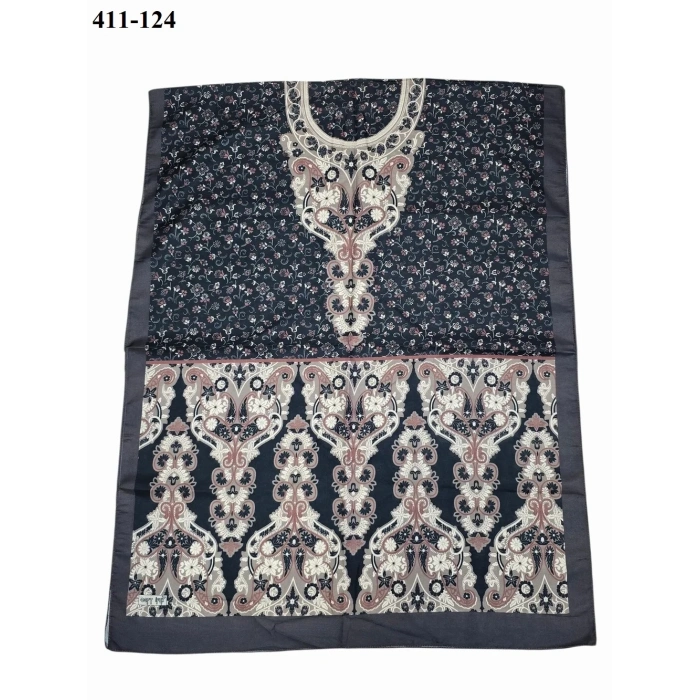 Soft İpek Etnik Desen Soft Şal 411-124