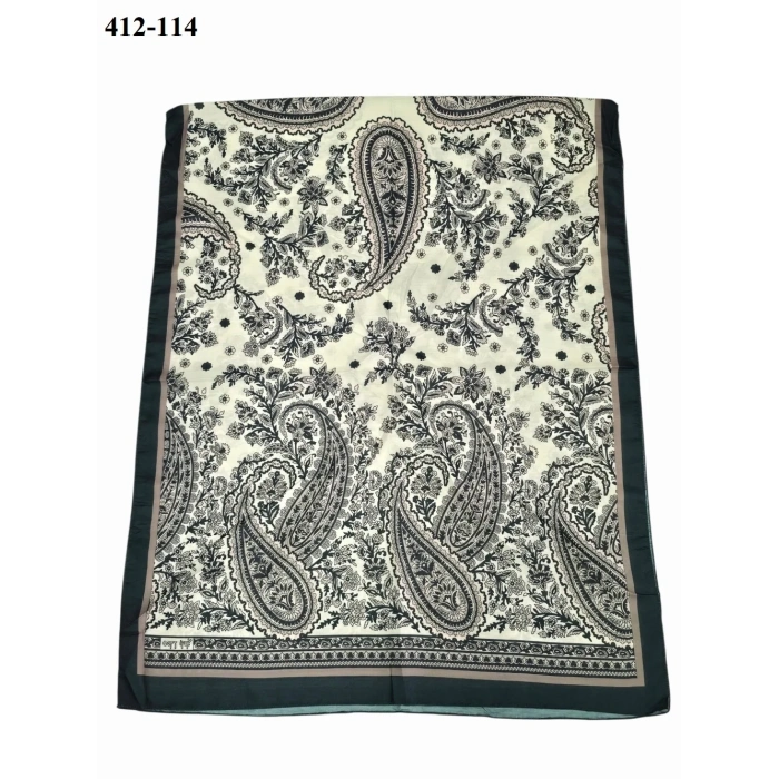 Soft İpek Etnik Desen Soft Şal 412-114