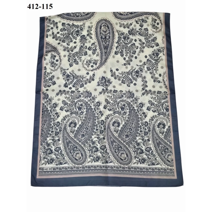 Soft İpek Etnik Desen Soft Şal 412-115