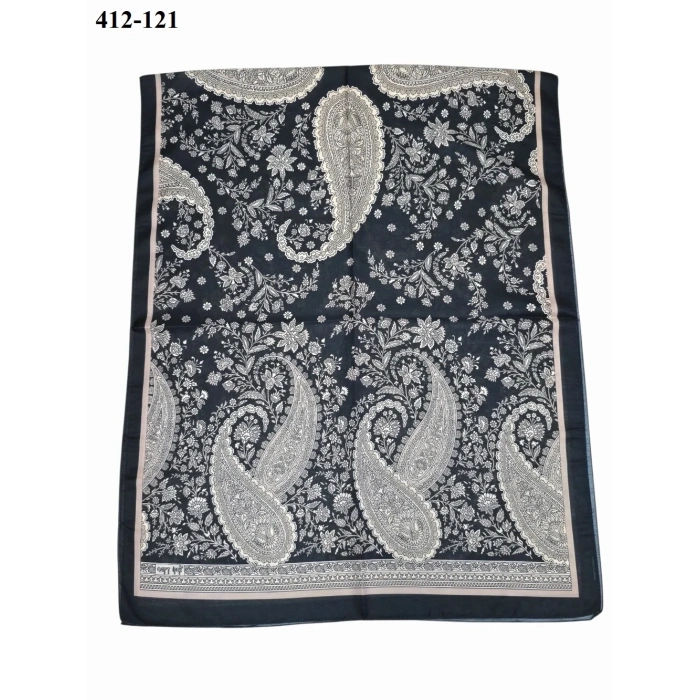 Soft İpek Etnik Desen Soft Şal 412-121