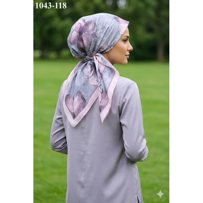 Velscarfs Soft Pamuk Parla Eşarp (Açık Pudra) 1043-118