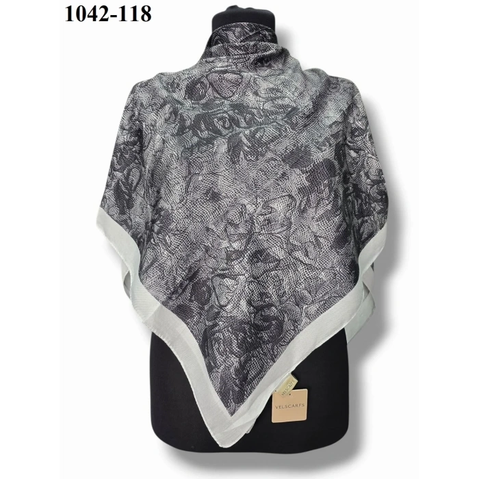 Velscarfs Soft Pamuk Parla Eşarp (Açık Taş) 1042-118