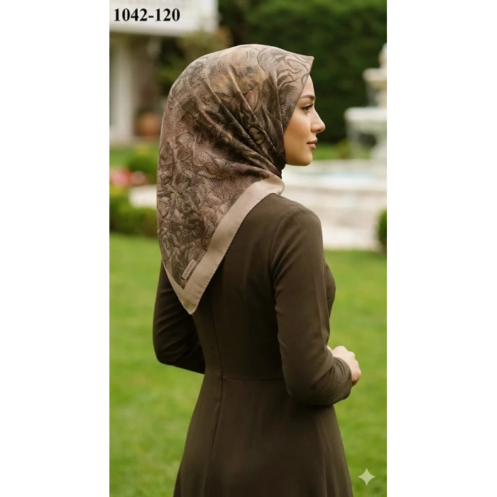 Velscarfs Soft Pamuk Parla Eşarp (Bej) 1042-120
