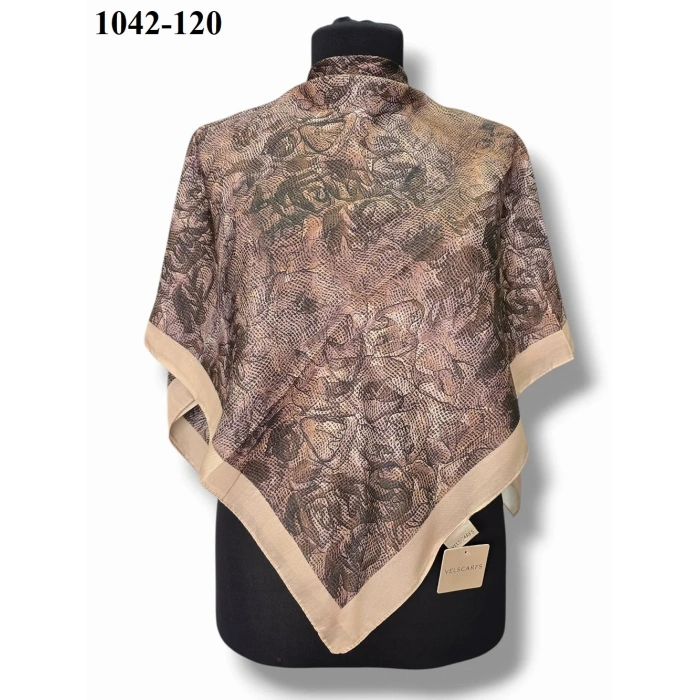 Velscarfs Soft Pamuk Parla Eşarp (Bej) 1042-120