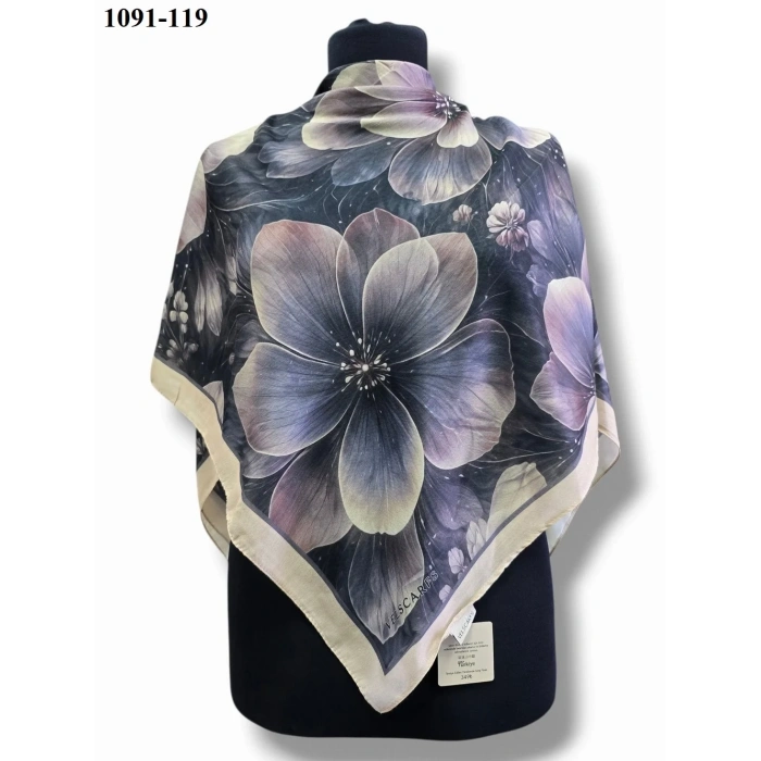 Velscarfs Soft Pamuk Parla Eşarp (Bej) 1091-119