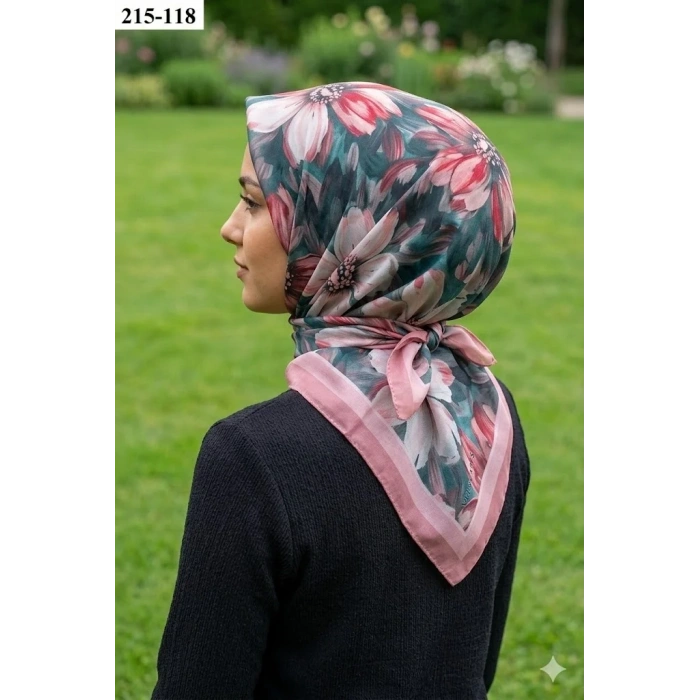 Velscarfs Soft Pamuk Parla Eşarp (Eski Gül) 215-118