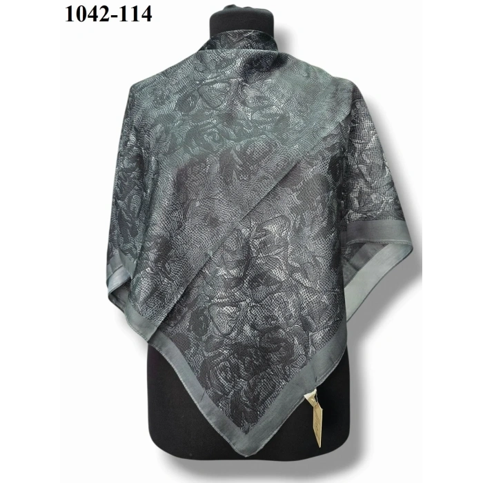 Velscarfs Soft Pamuk Parla Eşarp (Gri) 1042-114