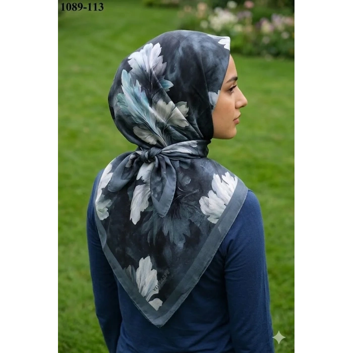 Velscarfs Soft Pamuk Parla Eşarp (Gri) 1089-113