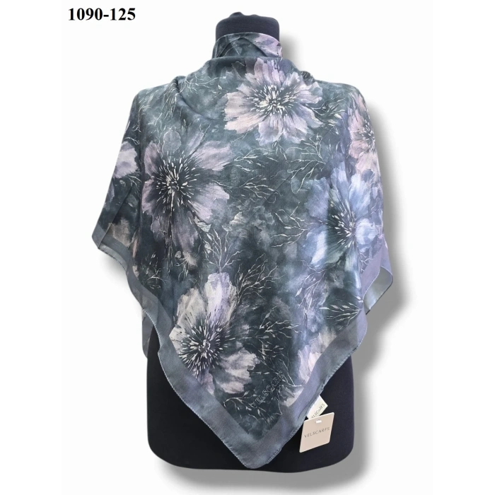 Velscarfs Soft Pamuk Parla Eşarp (Gri) 1090-125