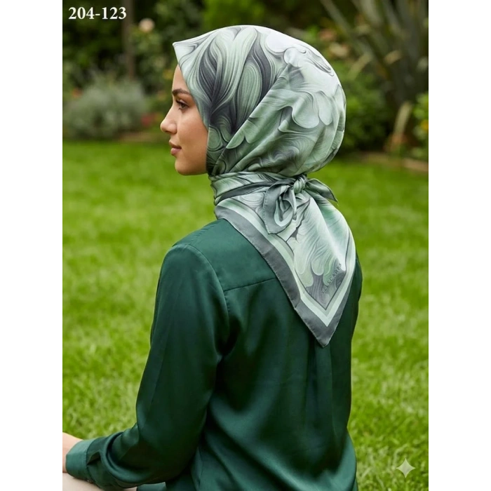 Velscarfs Soft Pamuk Parla Eşarp (Gri) 204-123