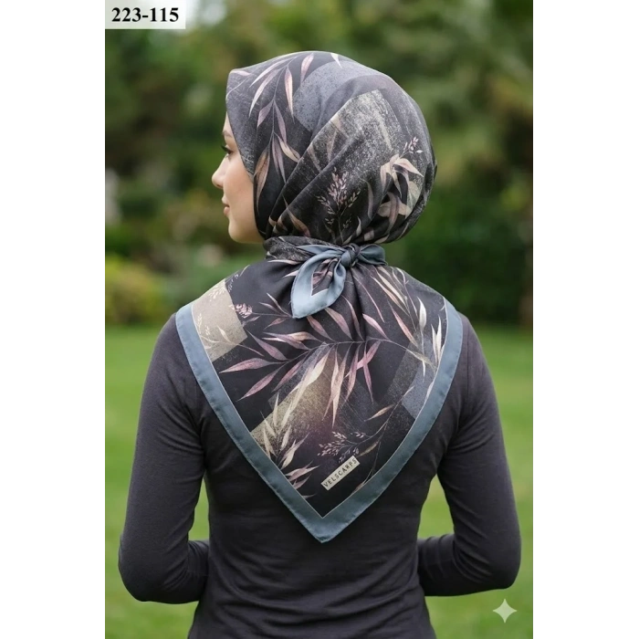 Velscarfs Soft Pamuk Parla Eşarp (Gri) 223-115