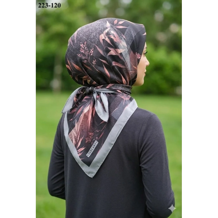 Velscarfs Soft Pamuk Parla Eşarp (Gri) 223-120