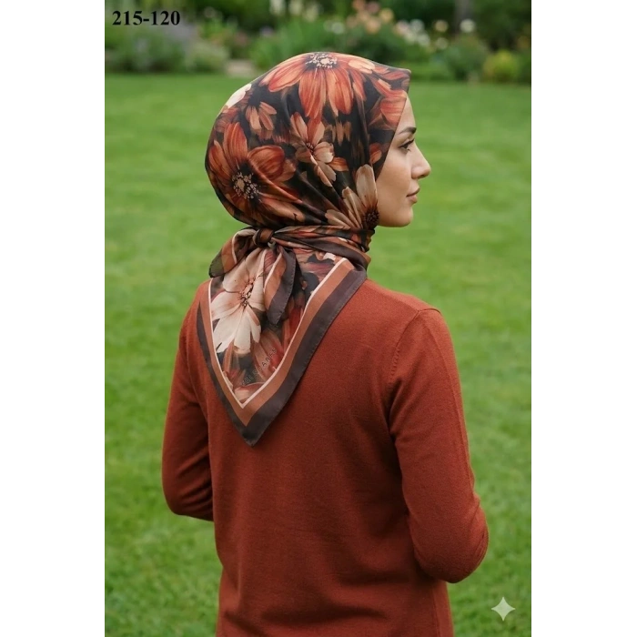 Velscarfs Soft Pamuk Parla Eşarp (Kahve) 215-120