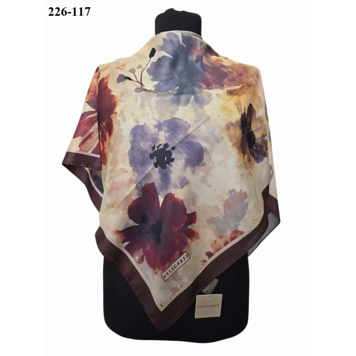 Velscarfs Soft Pamuk Parla Eşarp (Kahve) 226-117
