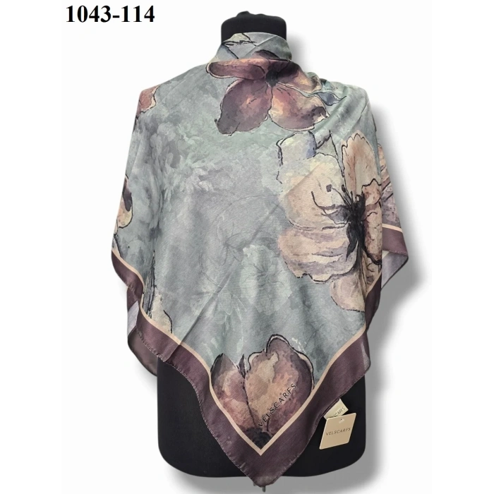 Velscarfs Soft Pamuk Parla Eşarp (Kahverengi) 1043-114