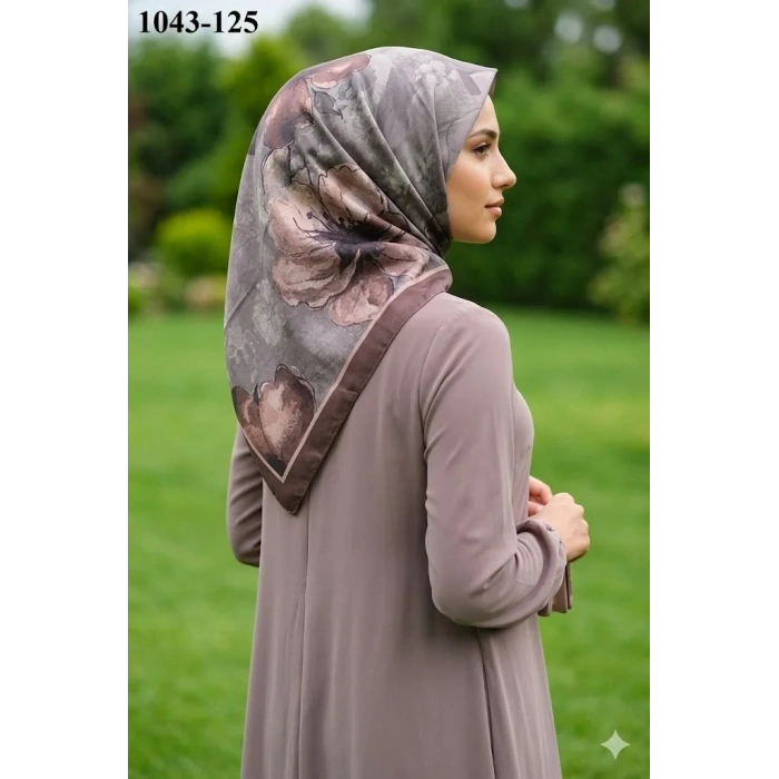 Velscarfs Soft Pamuk Parla Eşarp (Kahverengi) 1043-125