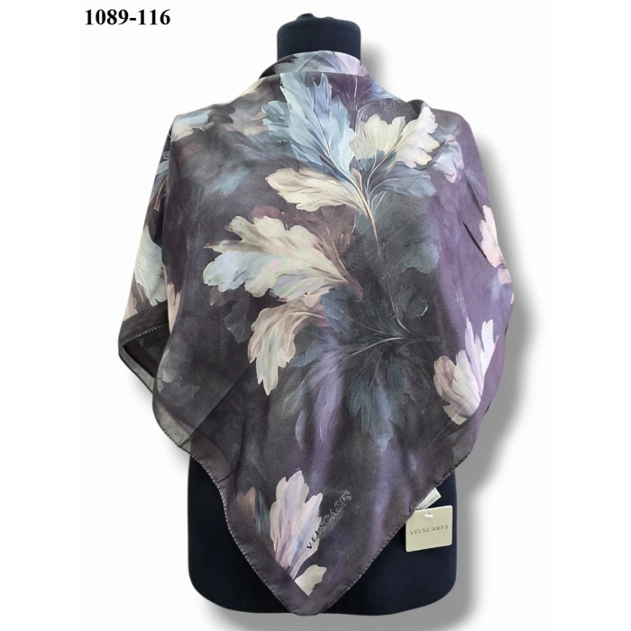 Velscarfs Soft Pamuk Parla Eşarp (Kahverengi) 1089-116