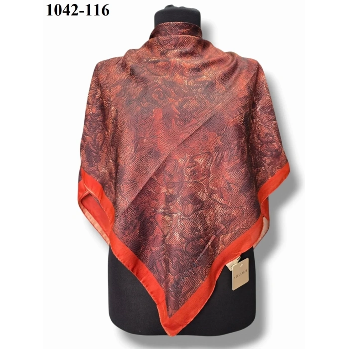 Velscarfs Soft Pamuk Parla Eşarp (Kiremit) 1042-116