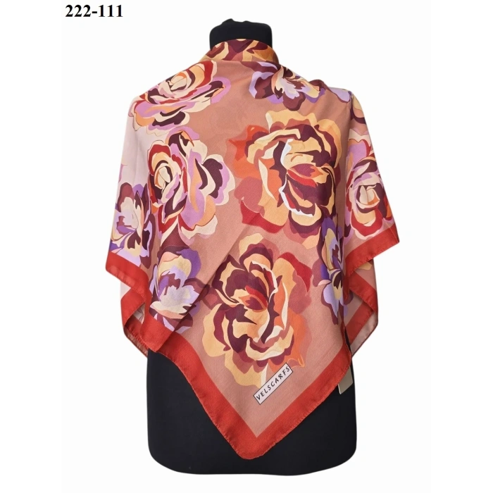Velscarfs Soft Pamuk Parla Eşarp (Kiremit) 222-111