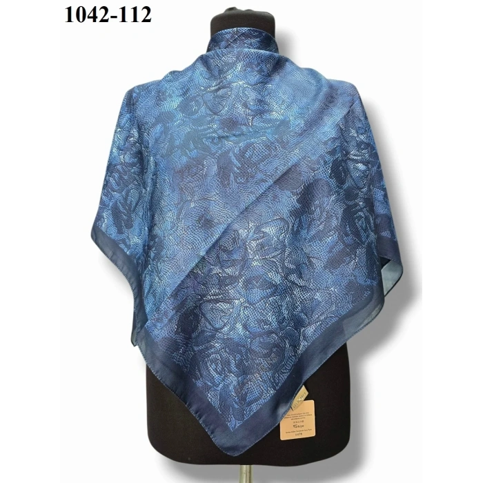 Velscarfs Soft Pamuk Parla Eşarp (Petrol) 1042-112