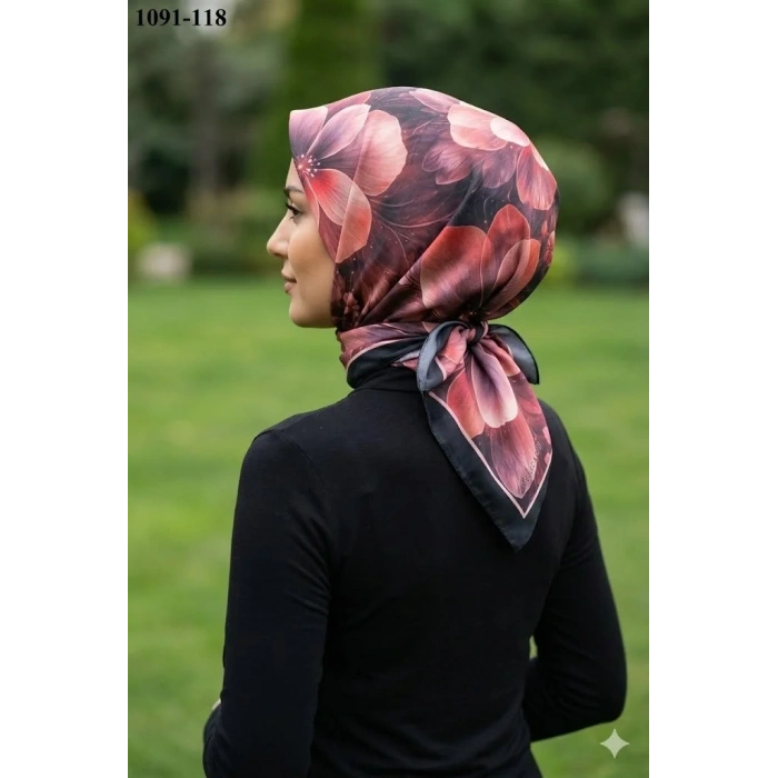 Velscarfs Soft Pamuk Parla Eşarp (Siyah) 1091-118