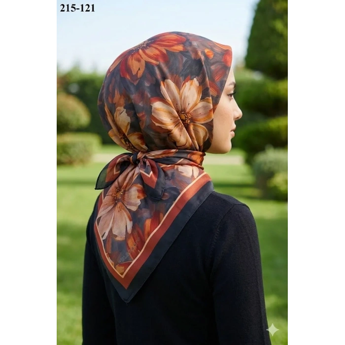 Velscarfs Soft Pamuk Parla Eşarp (Siyah) 215-121