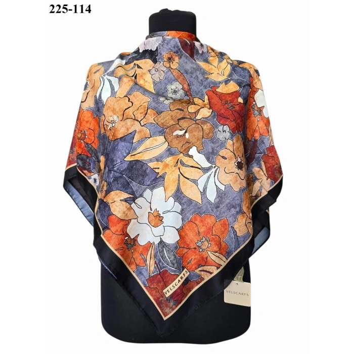 Velscarfs Soft Pamuk Parla Eşarp (Siyah) 225-114