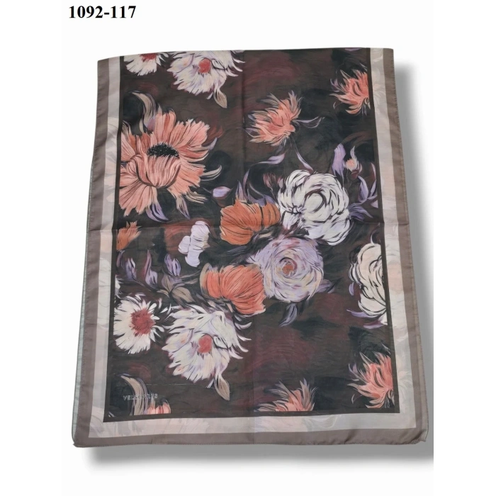 Velscarfs Soft Pamuk Şal (Kahverengi) 1092-117