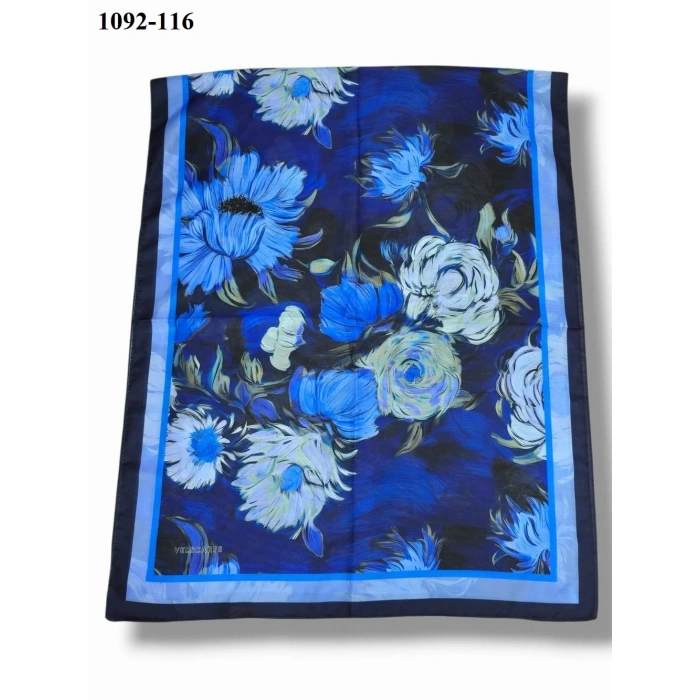 Velscarfs Soft Pamuk Şal (Lacivert) 1092-116