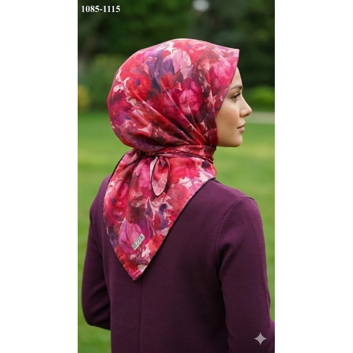 Zer Scarf Dijital Soft Pamuk Eşarp 1085-115