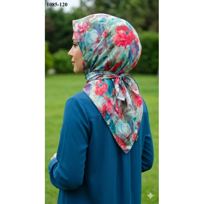 Zer Scarf Dijital Soft Pamuk Eşarp 1085-120