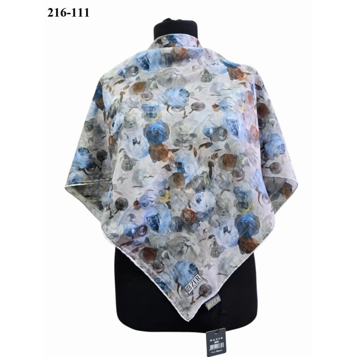 Zer Scarf Dijital Soft Pamuk Eşarp 216-111