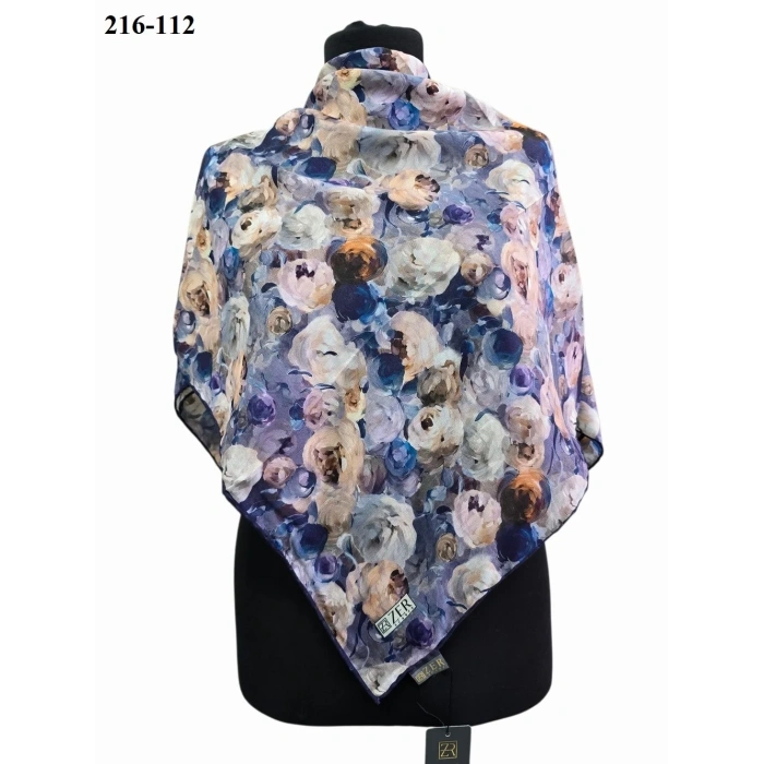 Zer Scarf Dijital Soft Pamuk Eşarp 216-112