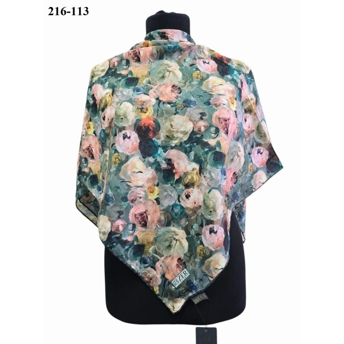 Zer Scarf Dijital Soft Pamuk Eşarp 216-113