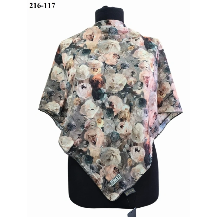 Zer Scarf Dijital Soft Pamuk Eşarp 216-117