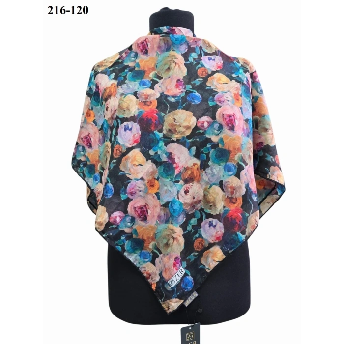 Zer Scarf Dijital Soft Pamuk Eşarp 216-120